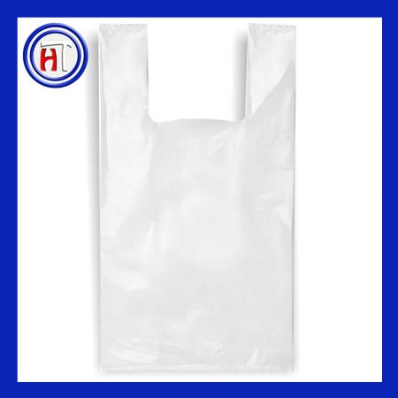 Túi HD trắng quai xách