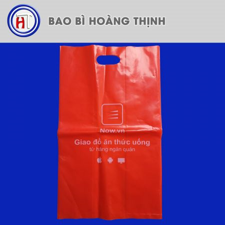 Túi màu xếp hông in 1 màu