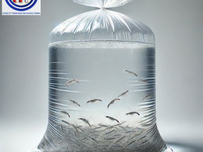 Túi PE đóng tôm- giải pháp ngành nuôi trồng thủy sản